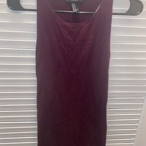 Purple racer back dress